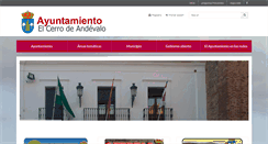 Desktop Screenshot of elcerrodeandevalo.es