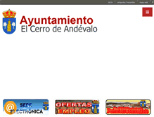 Tablet Screenshot of elcerrodeandevalo.es
